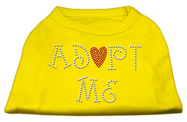 Adopt Me Rhinestone Shirt Yellow Lg